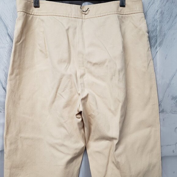 Lauren Ralph Lauren Tan Straight Leg Preppy Classic Chinos Size 8P - Picture 7 of 10